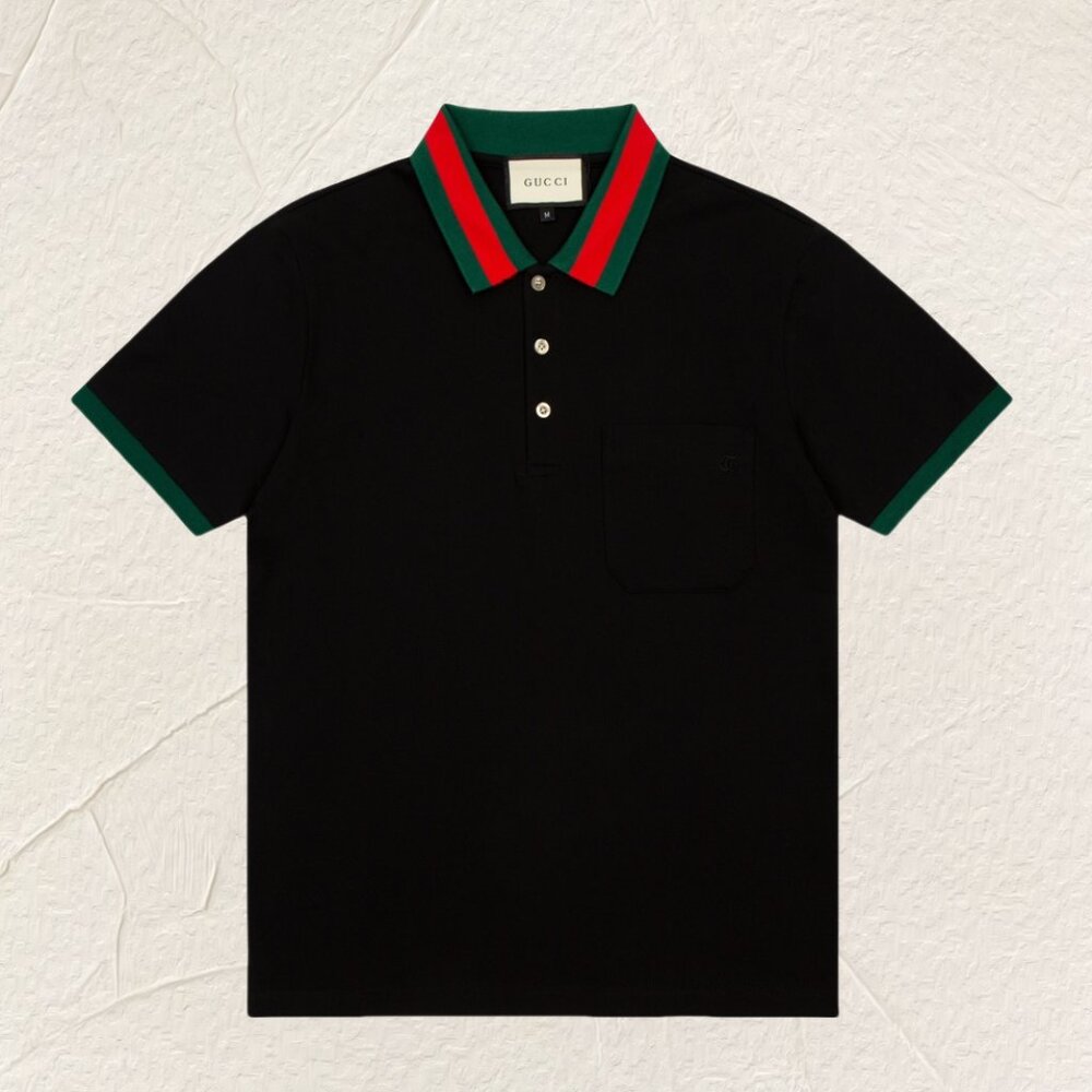 Gucci Black Polo Shirt